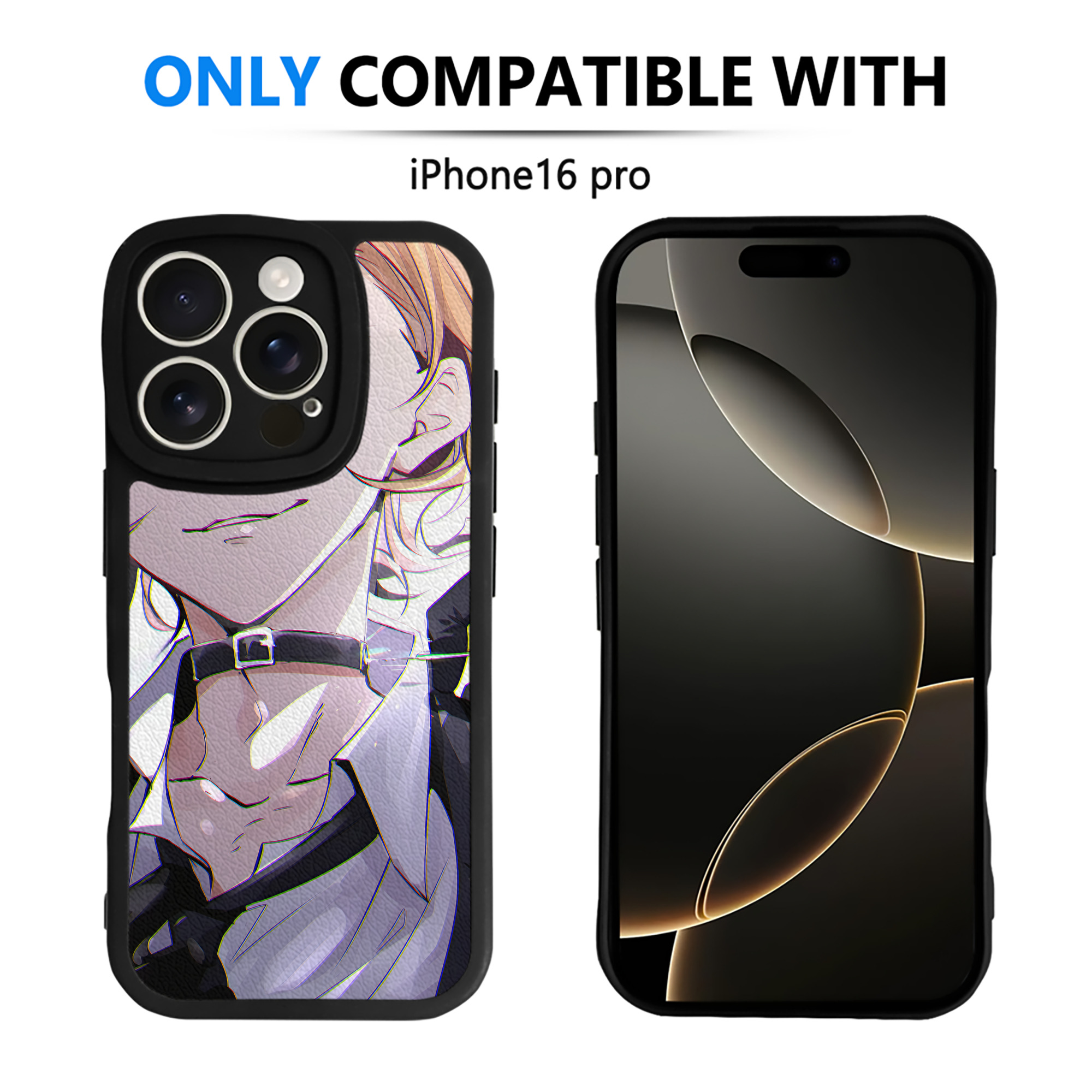 （画像用） 文豪ストレイドッグス Bungo Stray Dogs 【iPhone 16シリーズ対応】シリコンスマホケース（レザー調） 材質：シリコン